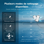 Robot Lave-Vitres Filaire 3 Modes (Rapide/Profondeur/Localisé) – Aspiration 5300 Pa, Télécommande + App, Batterie 30–60 min, 4 Spray Ultrasonique